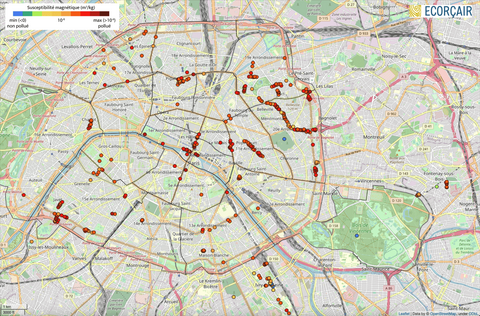 Carte EcorçAir Paris 2023