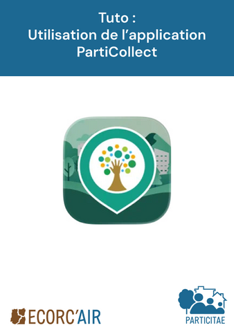 Tutoriel application PartiCollect